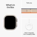 ساعت هوشمند اپل مدل Ultra 2 Titanium Case 49mm با بند تریل لوپ - رنگ بدنه تیتانیوم - Image 11