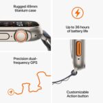 ساعت هوشمند اپل مدل Ultra 2 Titanium Case 49mm با بند تریل لوپ - رنگ بدنه تیتانیوم - Image 14