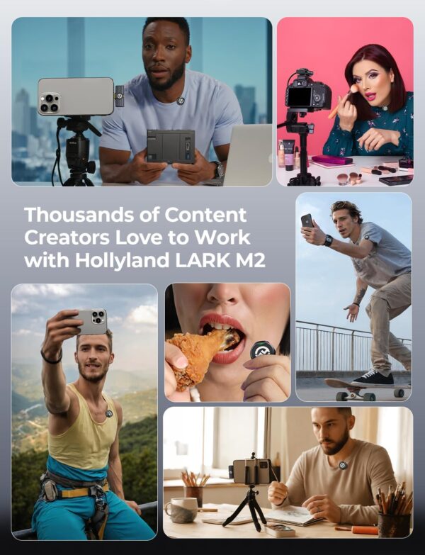 ست میکروفن بی سیم هالی لند مدل Lark M2 مجموعه 2 عددی - Image 7