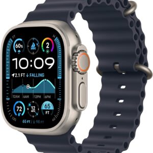 ساعت هوشمند اپل مدل Ultra 2 Titanium Case 49mm با بند اوشن - رنگ بدنه تیتانیوم