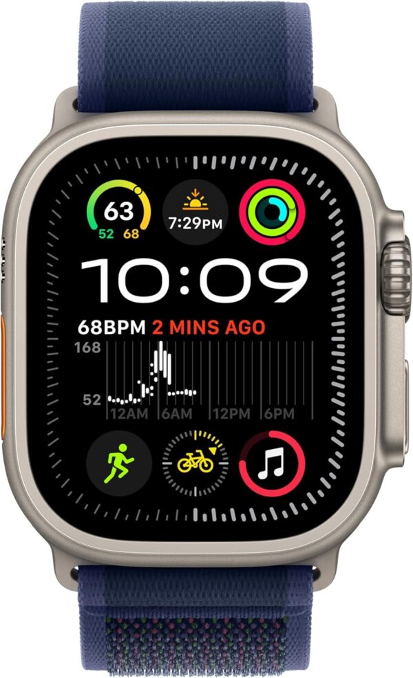 ساعت هوشمند اپل مدل Ultra 2 Titanium Case 49mm با بند تریل لوپ - رنگ بدنه تیتانیوم - Image 6