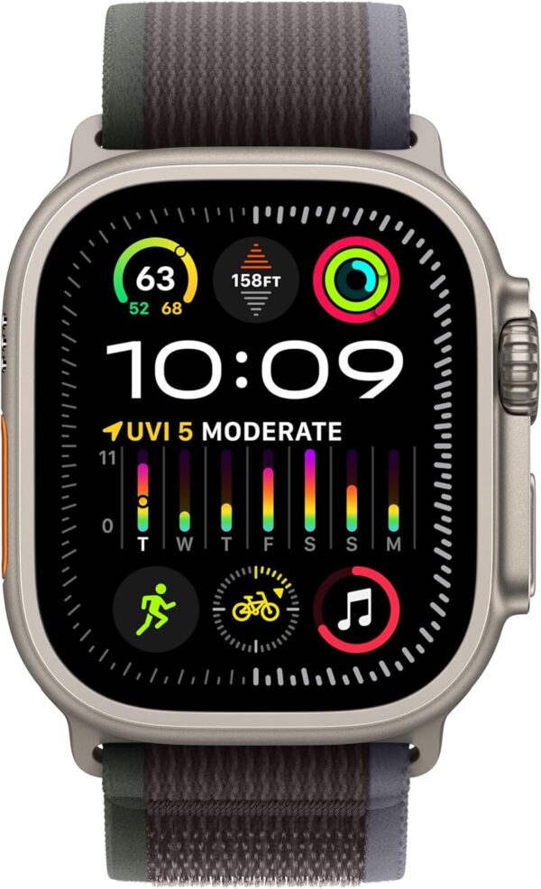 ساعت هوشمند اپل مدل Ultra 2 Titanium Case 49mm با بند تریل لوپ - رنگ بدنه تیتانیوم - Image 7