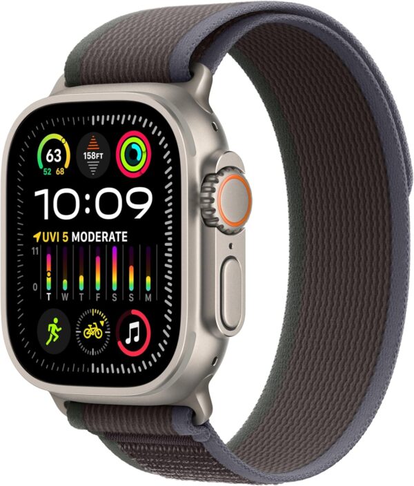 ساعت هوشمند اپل مدل Ultra 2 Titanium Case 49mm با بند تریل لوپ - رنگ بدنه تیتانیوم - Image 2
