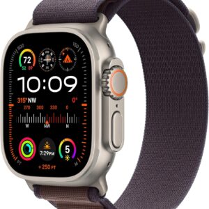 ساعت هوشمند اپل مدل Ultra 2 Titanium Case 49mm بابند آلپاین لوپ - رنگ بدنه تیتانیوم