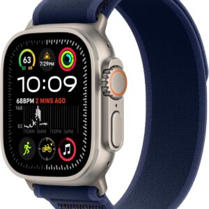 ساعت هوشمند اپل مدل Ultra 2 Titanium Case 49mm با بند تریل لوپ - رنگ بدنه تیتانیوم