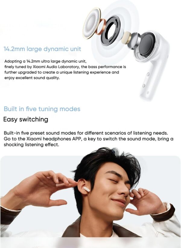هدفون بلوتوثی شیائومی مدل Redmi Buds 6 Active - Image 19
