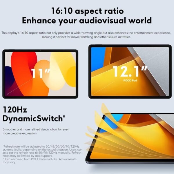 تبلت 12.1 اینچی شیائومی مدل Redmi Poco Pad ظرفیت 256 گیگابایت و رم 8 گیگابایت | پک گلوبال و رام گلوبال - Image 20