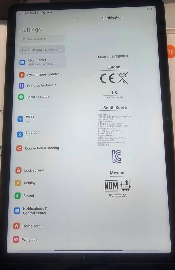 تبلت 11 اینچ شیائومی مدل Redmi Pad 2 ظرفیت 256 گیگابایت و رم 8 گیگابایت | پک گلوبال و رام گلوبال - Image 9