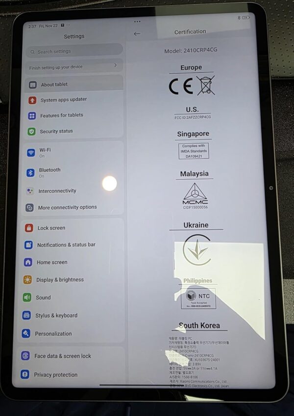 تبلت 11.2 اینچ شیائومی مدل Redmi Pad 7 ظرفیت 256 گیگابایت و رم 8 گیگابایت | پک گلوبال و رام گلوبال - Image 5
