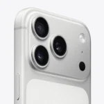 گوشی موبایل اپل مدل آیفون 17 پرو - رنگ نقره ای و نمای دوربین