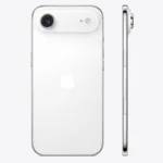 گوشی موبایل اپل مدل آیفون 17 ایر حافظه - رنگ سفید یخی نمای کنار و پشت