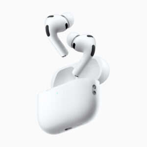  AirPods Pro 3 همراه با کیس شارژ سفید باز