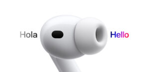  AirPods Pro 3 در حال ترجمه زنده مکالمه